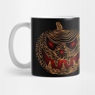 Halloween Scary Pumpkin Carving Mug